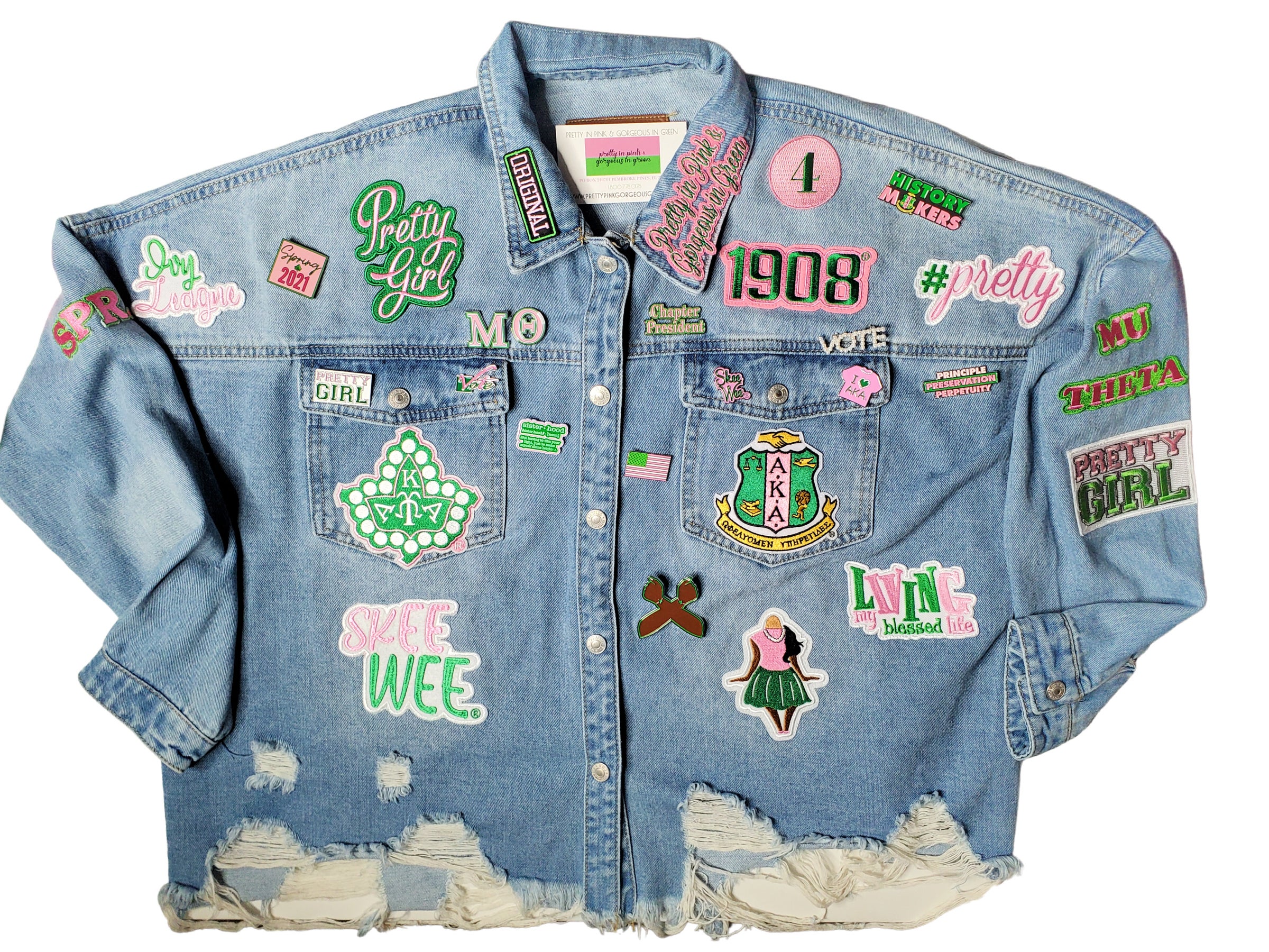 Girls Bespoke Denim Jacket - choose your own patches!